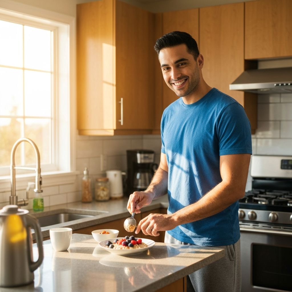 Alltägliche Küchenroutine